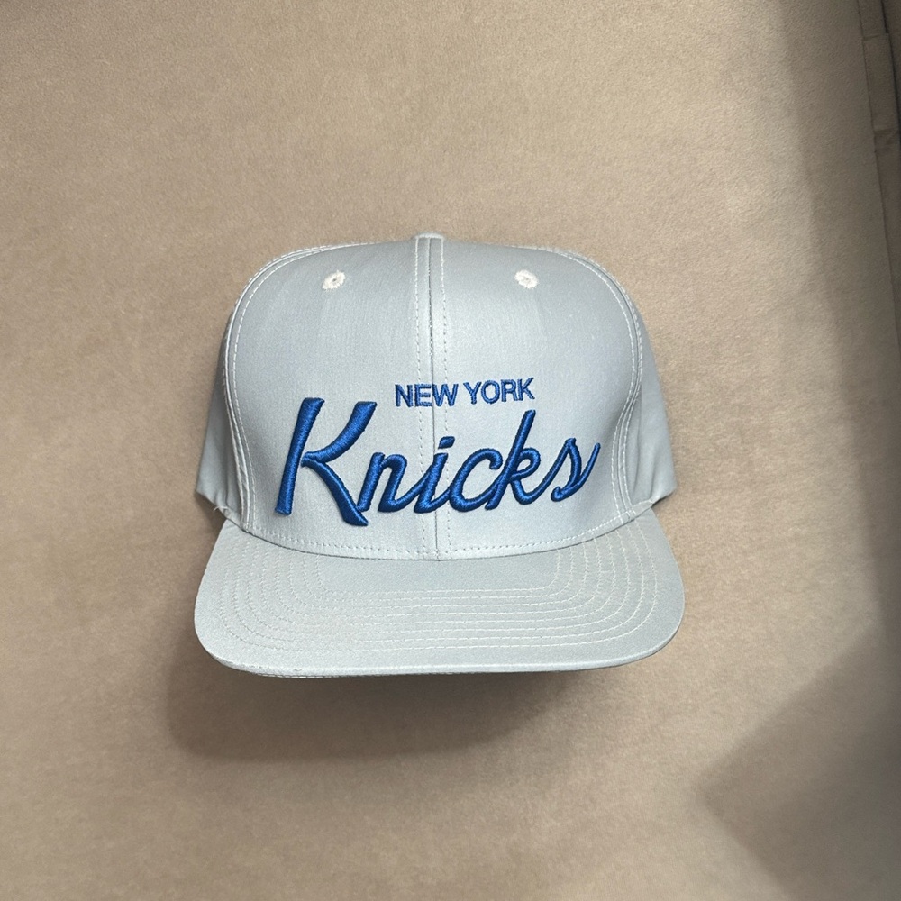 Mitchell & Ness Hardwood Classic New York Knicks Gray with Blue Snapback